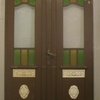 House entrance door double wing Art Nouveau